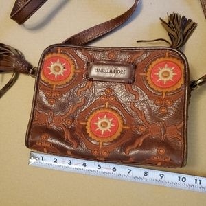 Isabelle Fiore Brown Leather Handbag